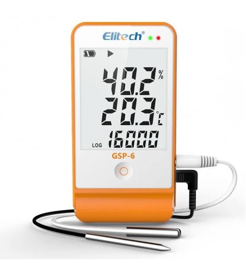 TEMPRATURE AND HUMIDITY DATA LOGGER GSP-6 ELITECH USA
