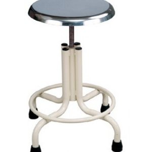 PATIENT STOOL - STAINLESS STEEL TOP