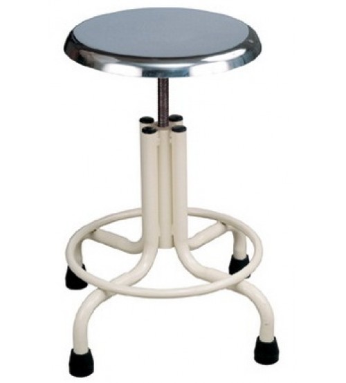 PATIENT STOOL - STAINLESS STEEL TOP