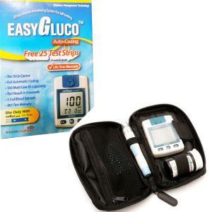 Easy Gluco Glucometer with 25 strips