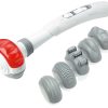 Hand Massager – Medisana HM-886 | Vibration Hand Massager w/ Red Light and Heat Function + 5 Attachments